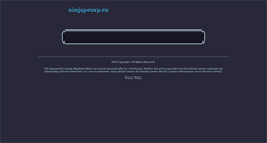 Desktop Screenshot of ninjaproxy.eu